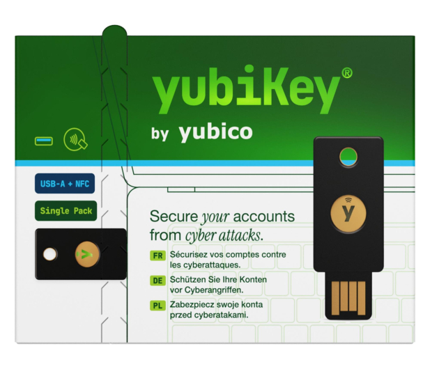Yubico Yubikey 5 NFC - Retail 1 Pack - 1568974 - zdjęcie